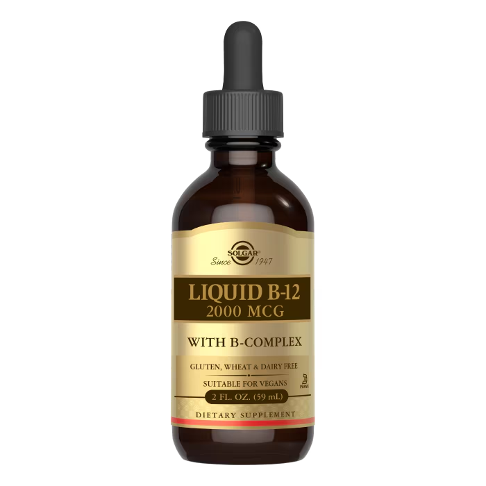 Solgar Vitamin B12 Liquid 2000mcg with B-Complex 59ml