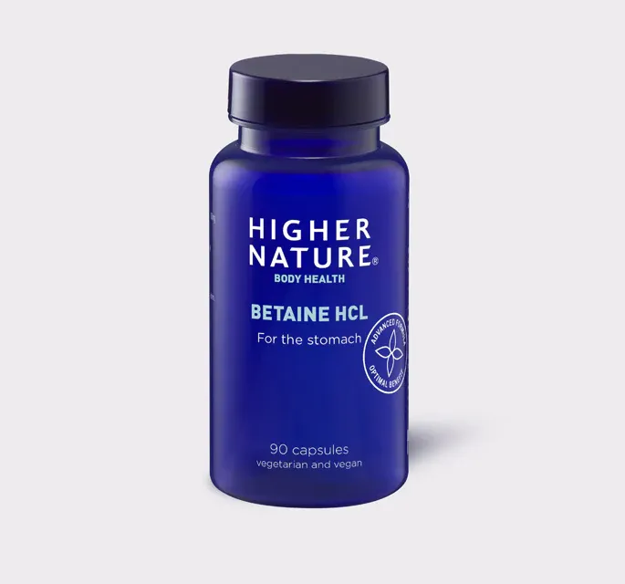 Higher Nature Betaine HCL 90’s