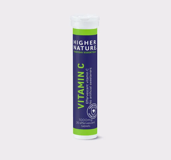 Higher Nature Vitamin C Effervescent Tabs 20’s
