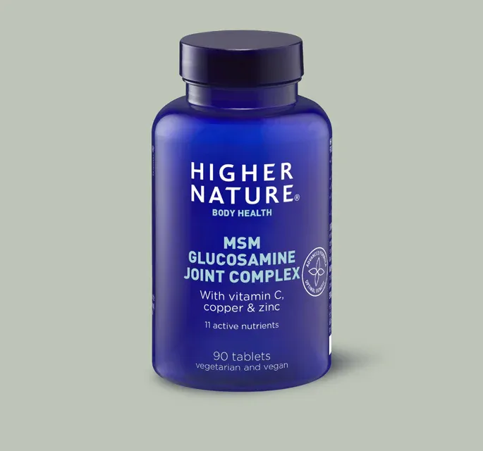 Higher Nature MSM Glucosamine Joint Complex 90’s