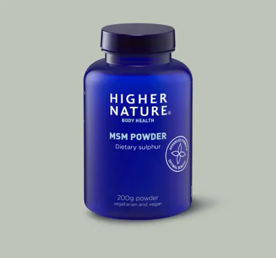 Higher Nature MSM Powder 200gm