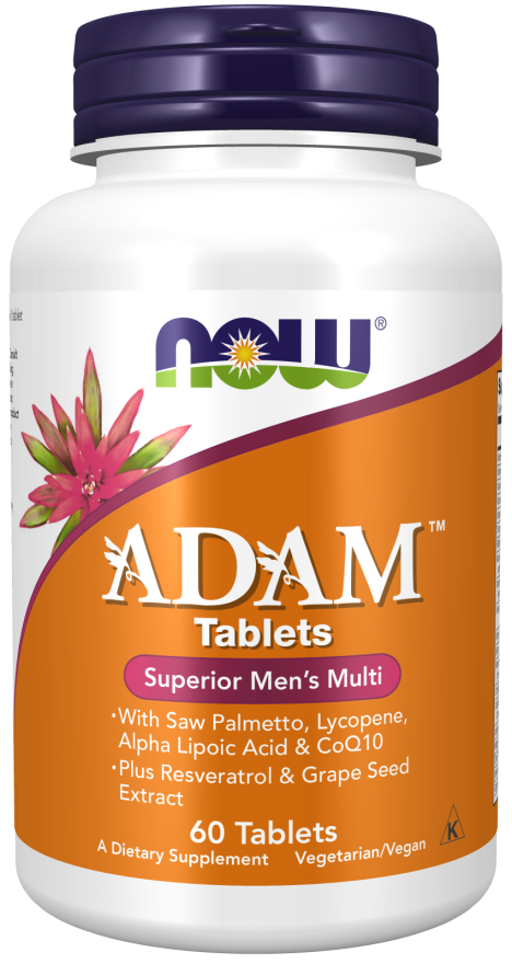 NOW Adam Men’s Multivitamin Tabs 60’s