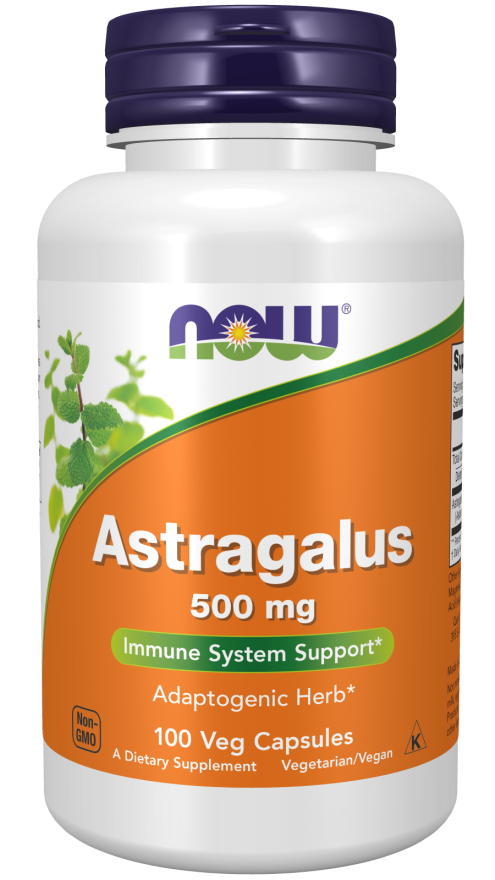 NOW Astragalus 500mg Caps 100’s