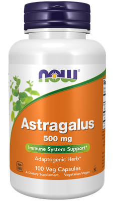 NOW Astragalus 500mg Caps 100’s