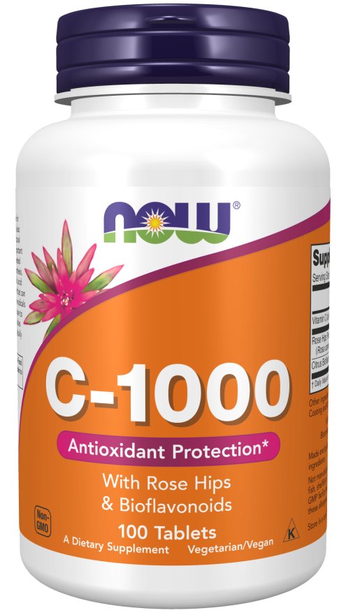 NOW C-1000 Vitamin C 1000mg Sustained Release Tabs 100’s