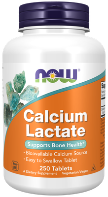 NOW Calcium Lactate Tabs 250’s NOW Calcium Lactate Tabs 250’s