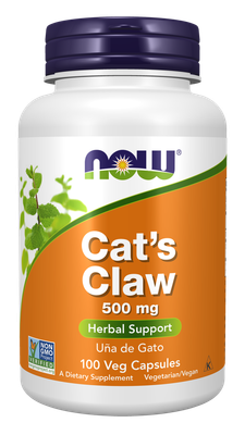 NOW Cat’s Claw 500mg Caps 100’s