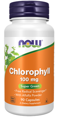 NOW Chlorophyll 100mg Caps 90’s