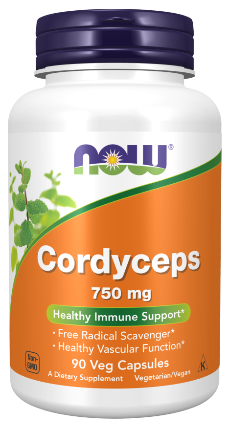 NOW Cordyceps 750mg Caps 90’s
