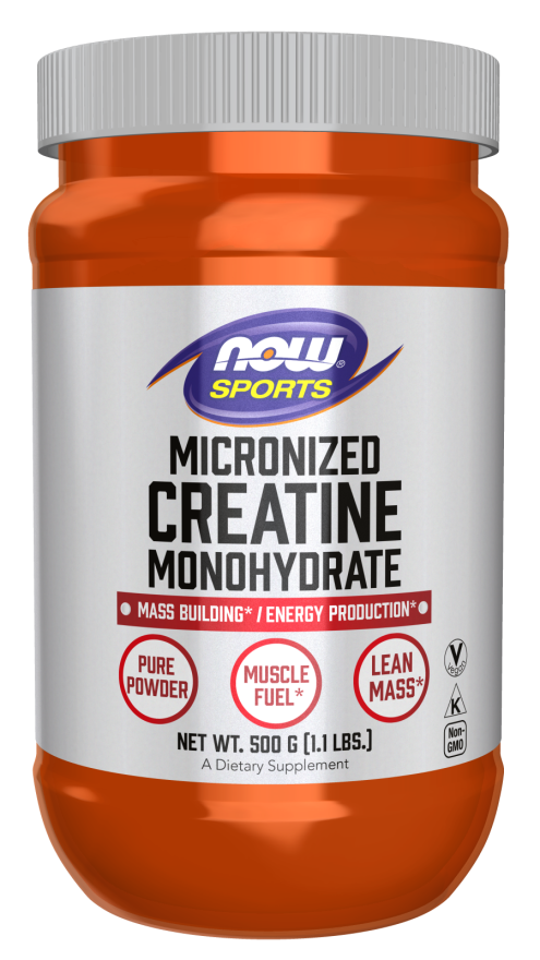 NOW Creatine Monohydrate Powder (Micronized) 500gm