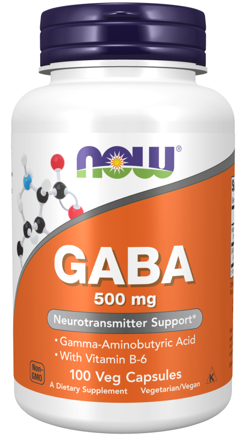 NOW GABA 500mg Caps 100’s