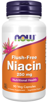 NOW Flush Free Niacin (Vitamin B3) 90’s