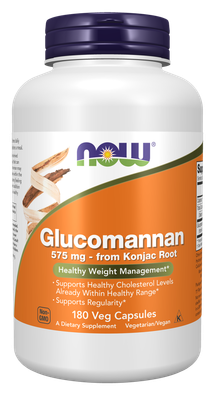 NOW Glucomannan 575mg (Konjac Fibre) Caps 180’s NOW Glucomannan 575mg (Konjac Fibre) Caps 180’s