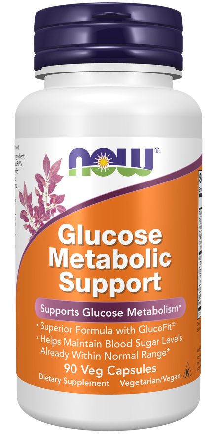 NOW Glucose Metabolic Support Caps 90’s