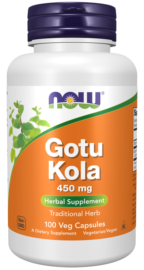 NOW Gotu Kola 450mg Caps 100’s