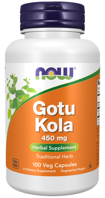 NOW Gotu Kola 450mg Caps 100’s