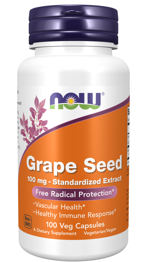 NOW Grape Seed Extract 100mg Caps 100’s
