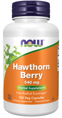 NOW Hawthorn Berry 540mg Caps 100’s