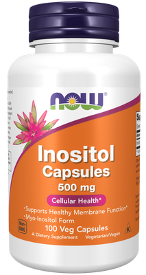 NOW Inositol 500mg Vcaps 100’s NOW Inositol 500mg Vcaps 100’s