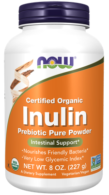 NOW Inulin Pure Powder Organic 227gm