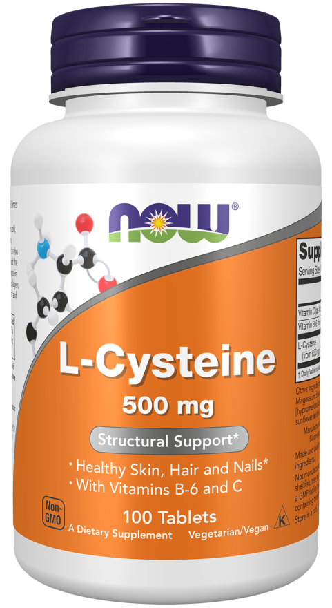 NOW L-Cysteine 500mg Tabs 100’s
