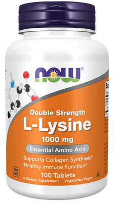 NOW L-Lysine 1000mg Tabs 100’s