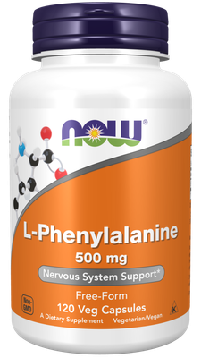 NOW L-Phenylalanine 500mg Caps 120’s