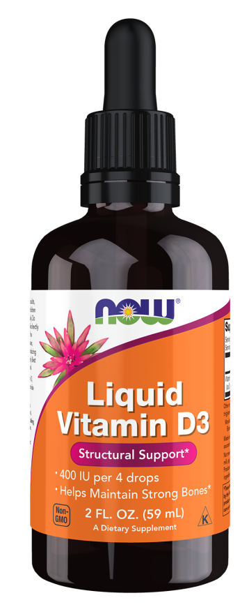 NOW Liquid Vitamin D3 60ml