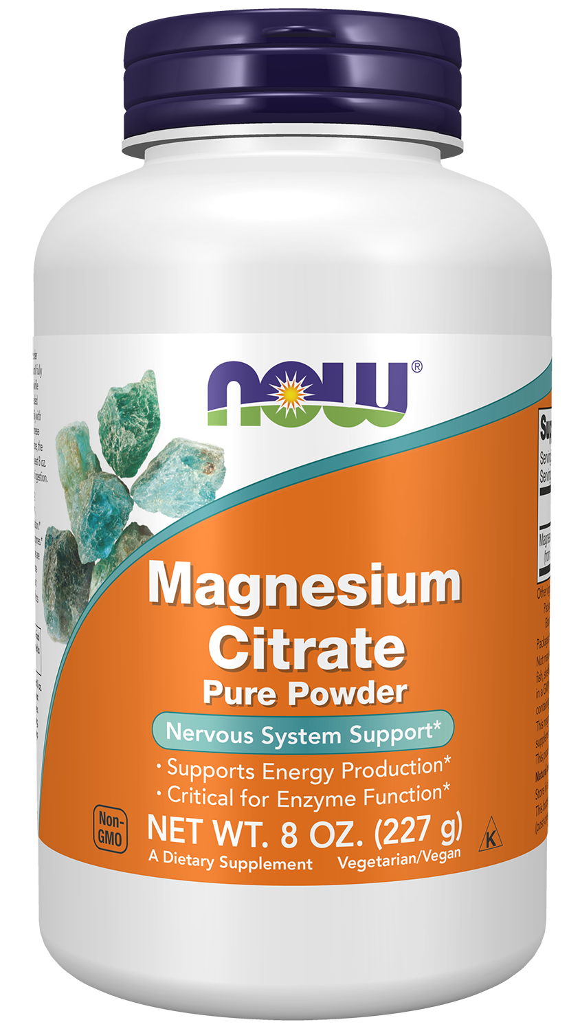 NOW Magnesium Citrate Powder 227gm
