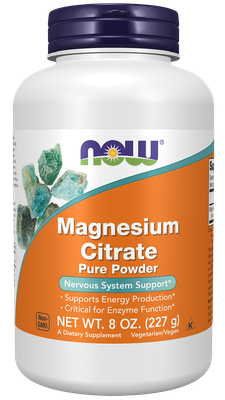 NOW Magnesium Citrate Powder 227gm