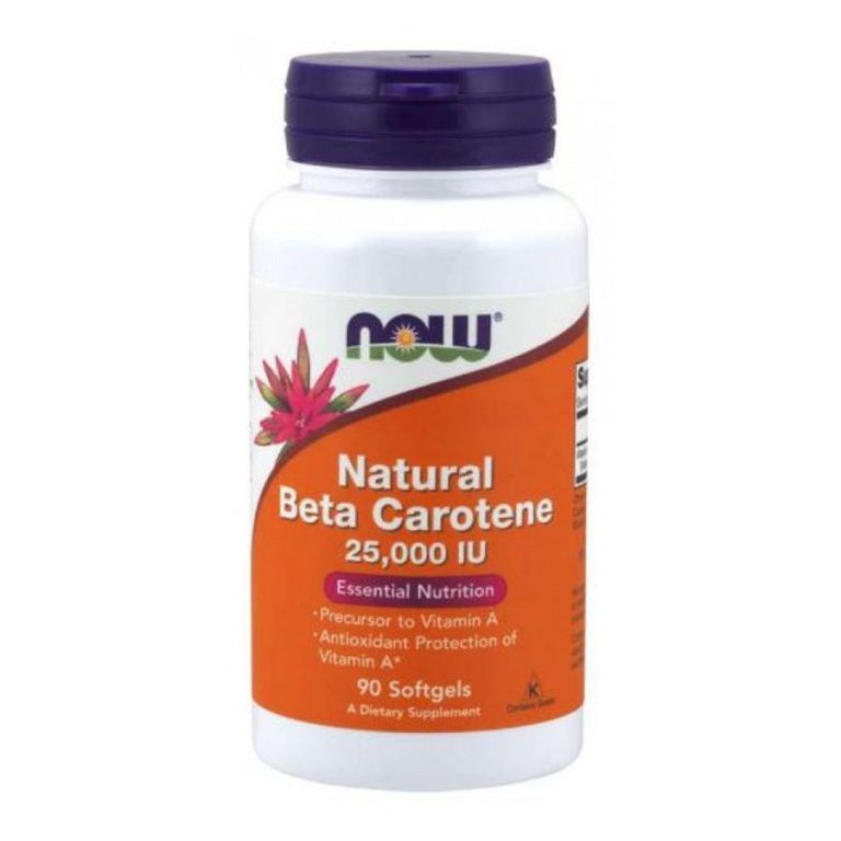 NOW Natural Beta-Carotene 25,000iu Caps 90’s