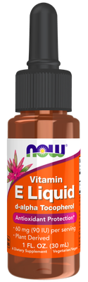 NOW Natural Vitamin E Liquid 30ml