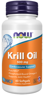 NOW Neptune Krill Oil 500mg Caps 60’s NOW Neptune Krill Oil 500mg Caps 60’s