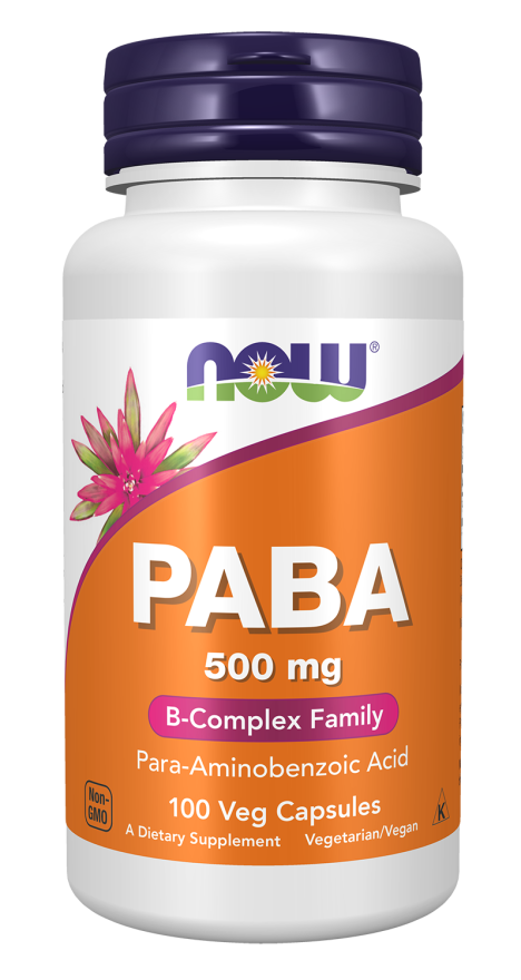 NOW PABA 500mg Caps 100’s