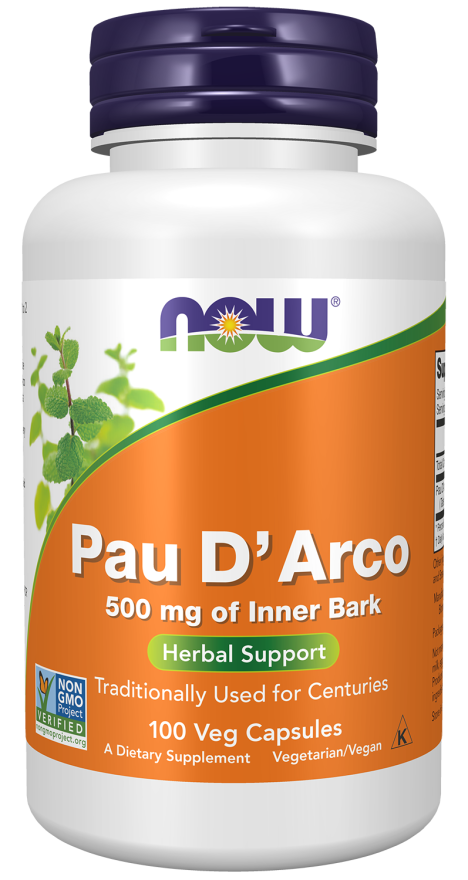 NOW Pau D’Arco 500mg Caps 100’s