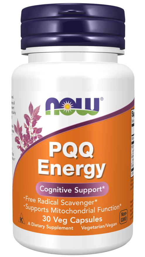 NOW PQQ Energy 20mg Plus Vcaps 30’s