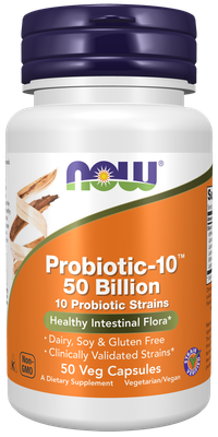 NOW Probiotic 10 50 Billion Caps 50’s NOW Probiotic 10 50 Billion Caps 50’s