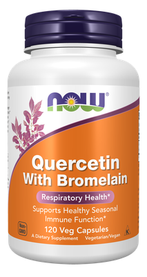 NOW Quercetin with Bromelain Vcaps 120’s