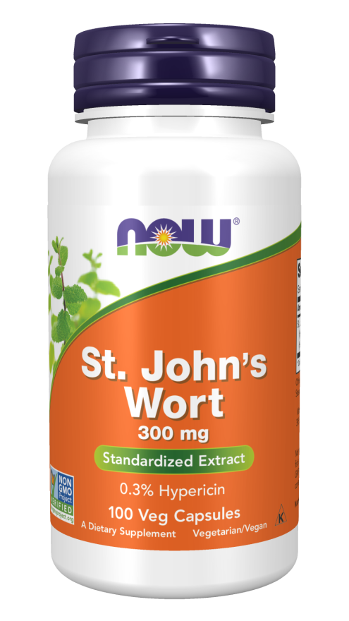 NOW St John’s Wort Extract 300mg Caps 100’s