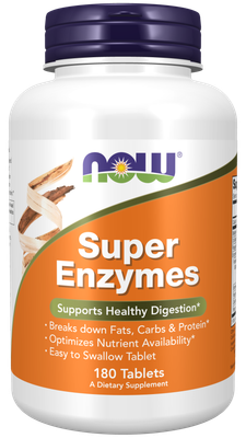 NOW Super Enzymes Tabs 180’s NOW Super Enzymes Tabs 180’s