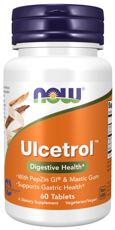NOW Ulcetrol with PepZin GI Tabs 60’s