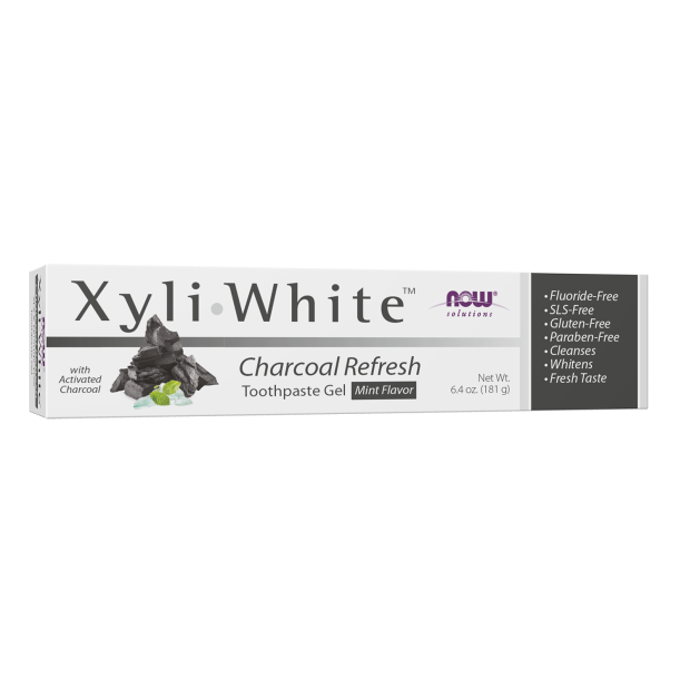 NOW XyliWhite Charcoal Refresh Mint Toothpaste Gel 181gm