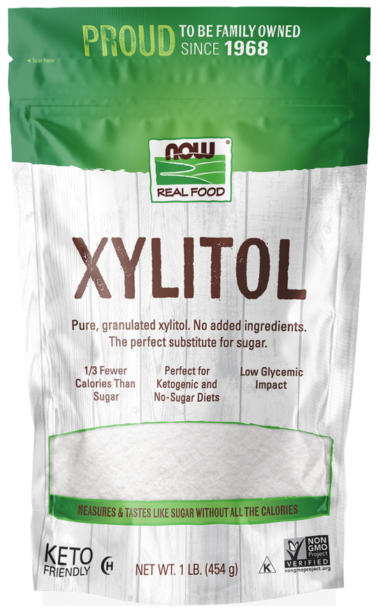 NOW Xylitol Natural Sweetener 454gm