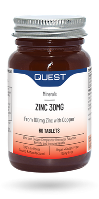Quest Zinc Citrate 30mg 60’s