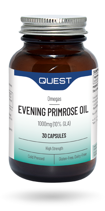 Quest Evening Primrose Oil 1000mg + Vitamin E 90’s