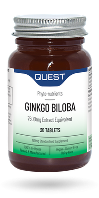 Quest Ginkgo Biloba 150mg Extract 30’s