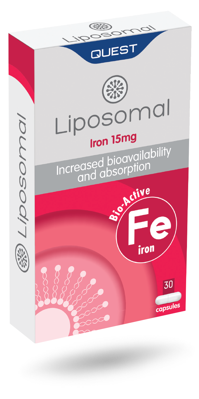 Quest Liposomal Iron 15mg 30’s