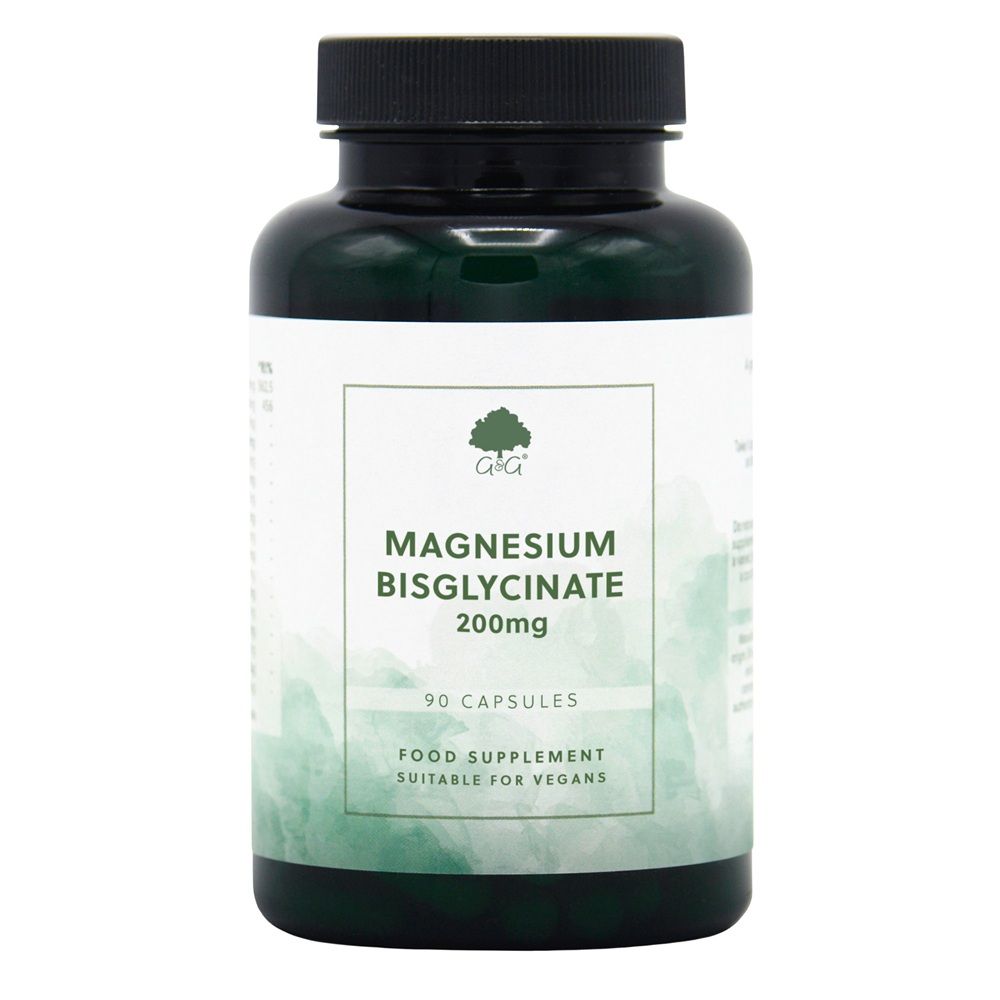 G&amp;G Magnesium Bisglycinate 200mg Vcaps 90’s