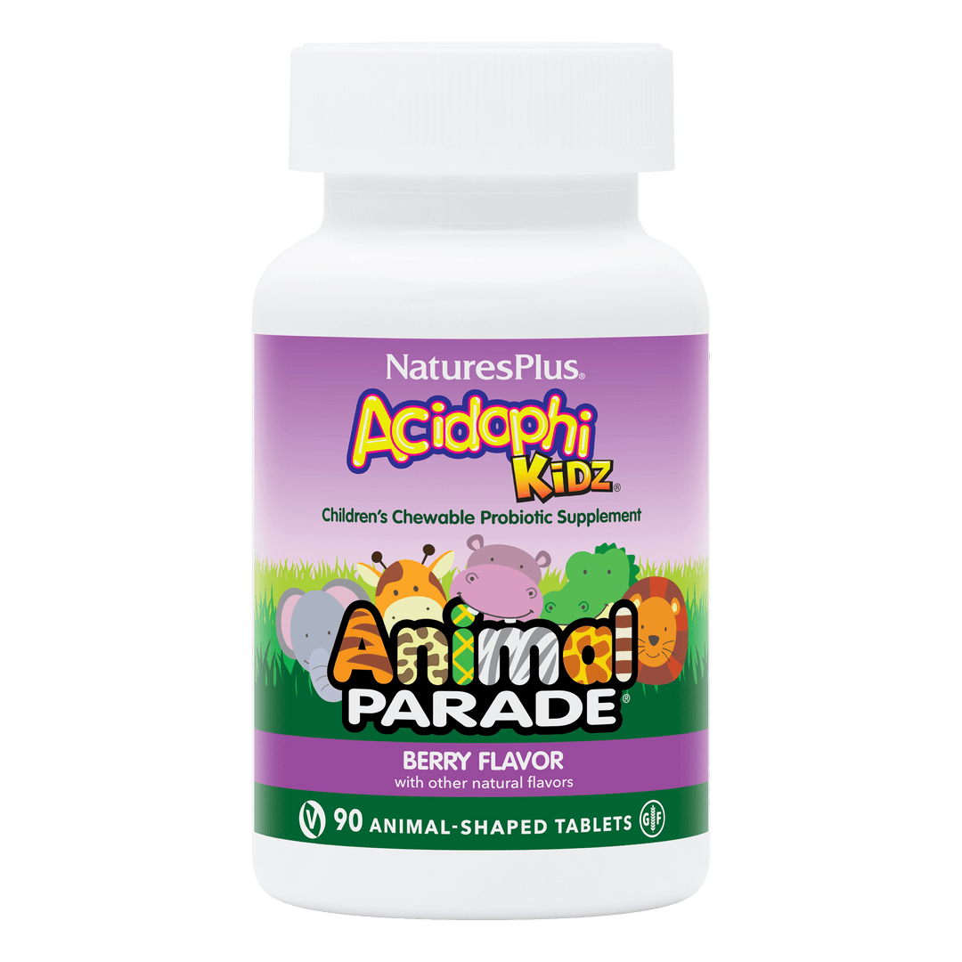 NaturesPlus Animal Parade AcidophiKidz 90&#39;s