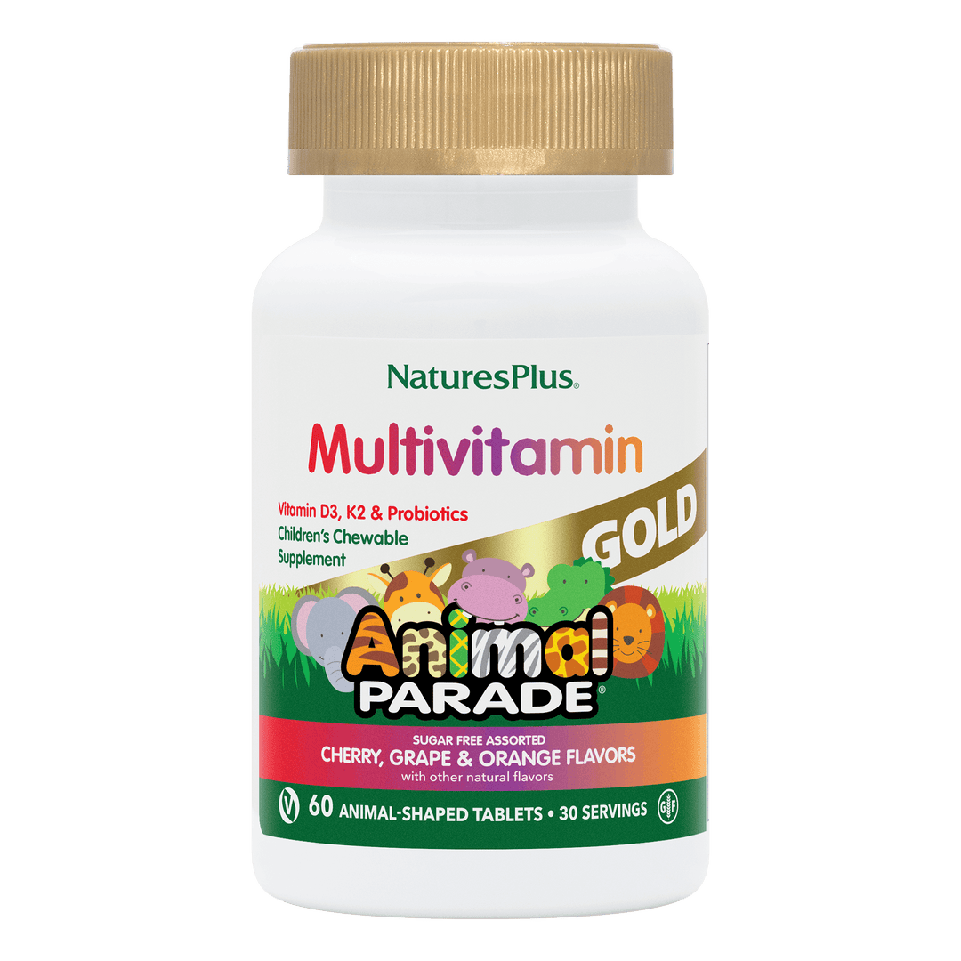 NaturesPlus Animal Parade Gold Multivitamins 60&#39;s